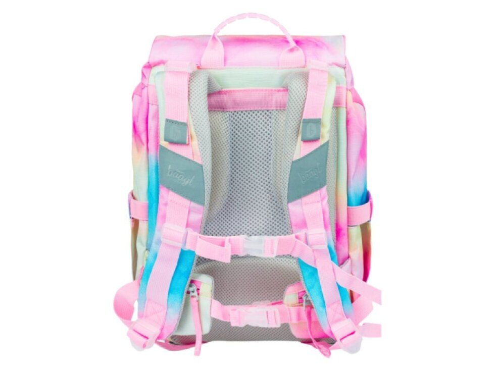 BAAGL 3er-Schulset Airy Rainbow Unicorn: Schulranzen, Federmäppchen & Turnbeutel