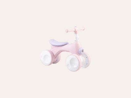 MoMi TOBIS Kinderlaufrad mit Seifenblasen - Rosa
