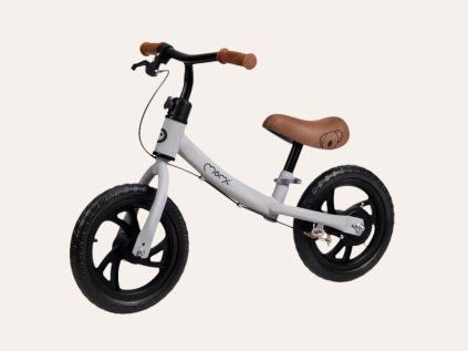 MoMi BREKI Laufrad mit Bremse – Grau