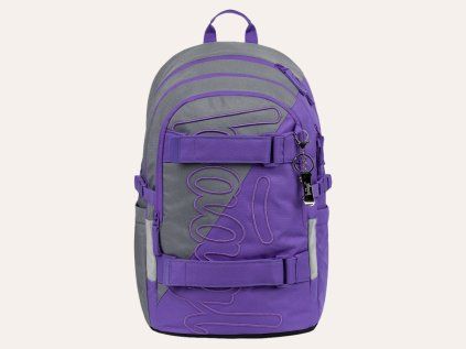 Skate Dual Schulrucksack – Lila/Grau