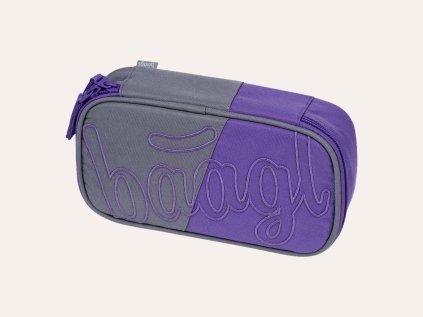Schlampermäppchen Dual – Lila/Grau