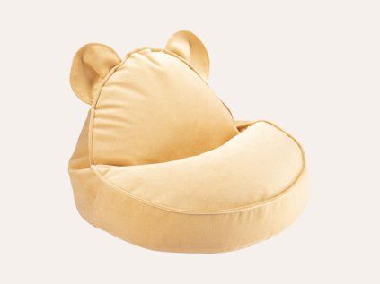 Kindersitzsack Teddybär - Samt