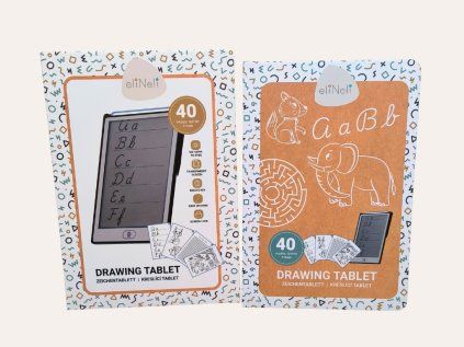 LCD-Zeichentablet für Kinder mit 20 doppelseitigen Malvorlagen