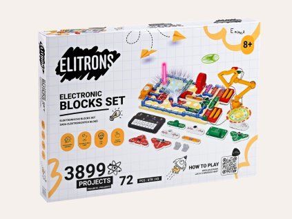 Elektronik-Baukasten für Kinder ab 8 Jahren mit 72 Bauteilen