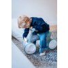 MoMi TOBIS Kinderlaufrad mit Seifenblasen - Rosa