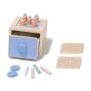 Montessori-Sortierbox mit Schublade, Steckformen und Karotten