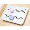Bludiště - Montessori Piklerové trojúhelník 3v1 s activity boardem a prknem 2v1 - pastel