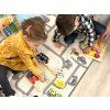 Dětská puzzle dřevěné s čísly vkládací