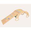 Dřevěná montessori houpačka 5v1 s prknem 2v1 pastel - set