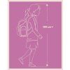BAAGL Schulrucksack Core Lavendel