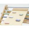 Uchycení prkna - Montessori Piklerové trojúhelník 3v1 s activity boardem a prknem 2v1 - pastel
