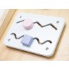 Bludiště - Montessori Piklerové trojúhelník 3v1 s activity boardem a prknem 2v1 - pastel