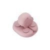 Momi AMI - Kindergeschirr Set Silikon | Essensset für Kinder – Holz - BPA-frei - Rosa