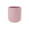 Momi AMI - Kindergeschirr Set Silikon | Essensset für Kinder – Holz - BPA-frei - Rosa