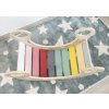 Barevna montessori houpacka pro deti 5in1