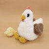 Plüsch Pioupiou weiße Henne - Mama und Baby