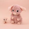 Kuscheltier Schweinchen Barbekiou rosa - Mama mit Baby
