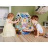 Domeček activity board Pirát pastel s LED