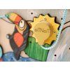 Activity-Board-Haus mit Zootieren