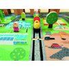Spielmatte mit Eisenbahn und Stadtlandschaft zum kreativen Spielen