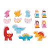 Eisenbahn Spielset mit Dinosauriern und großer Spielmatte