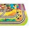 Spielmatte mit Eisenbahn für Kinder – 116 x 87 cm Spielfläche