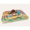 Spielmatte mit Eisenbahn Dinosaurierwelt – 79-teiliges Spielset