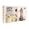 Großer EliFix Magnetbaukasten Pastell mit 198 Teilen und 2 Fahrgestellen