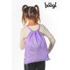 BAAGL Schulranzen Zippy Lavender: Set 5 Teilig, Schulranzen, Mäppchen, Turnbeutel, Schürze & Geldbörse