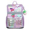 BAAGL Schulranzen Zippy Lavender: Set 5 Teilig, Schulranzen, Mäppchen, Turnbeutel, Schürze & Geldbörse
