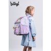 BAAGL Schulranzen Zippy Lavender: Set 5 Teilig, Schulranzen, Mäppchen, Turnbeutel, Schürze & Geldbörse