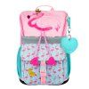 Baagl Schulranzen - Flamingo | Mädchen Set 3 Teilig, Schulranzen , Turnbeutel und Mäppchen