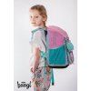 Baagl Schulranzen - Flamingo | Mädchen Set 3 Teilig, Schulranzen , Turnbeutel und Mäppchen